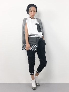「BENETTON (UNITED COLORS OF BENETTON)（ベネトンユナイテッドカラーズオブベネトン）のアイテム（その他パンツ）」を使った、COLLENTE(yuco)さん（レディース・168cm）の秋コーディネート