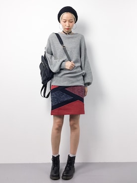 「Settimissimo（セッティミッシモ）のアイテム（バッグ）」を使った、COLLENTE(yuco)さん（レディース・168cm）の秋コーディネート