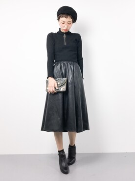 COLLENTE(yuco)さん（レディース・168cm）の冬コーディネート