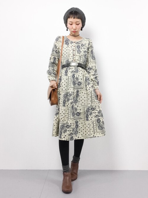 Collente Yuco Zozotown Ieditのワンピースを使ったコーディネート Wear