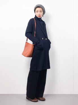 「Te chichi（テチチ）のアイテム（ジャケット/アウター）」を使った、COLLENTE(yuco)さん（レディース・168cm）の冬コーディネート