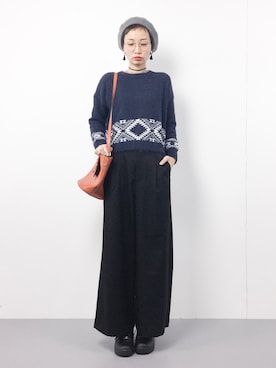 COLLENTE(yuco)さん（レディース・168cm）の冬コーディネート