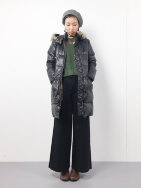 「NOMBRE IMPAIR（ノンブルアンペール）のアイテム（ジャケット/アウター）」を使った、COLLENTE(yuco)さん（レディース・168cm）の冬コーディネート