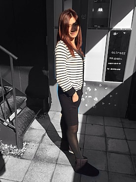 「アイテム（その他シューズ）」を使った、yuriさん（レディース・166cm）の冬コーディネート