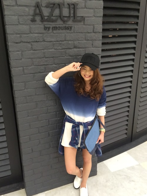 Ohno Honoka Azulbymoussyアリオ鳳店 Azul By Moussyのニット セーターを使ったコーディネート Wear