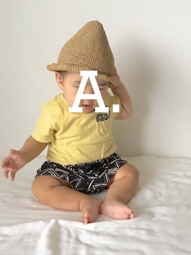 A.asperaさん（キッズ・80cm）の夏コーディネート