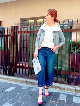 「iriiri（イリイリ）のアイテム」を使った、mayonseさん（レディース・161cm）の春コーディネート