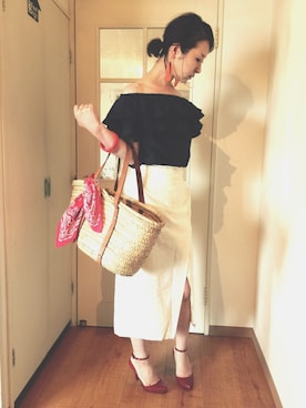 「ドラフトRA」｜なるラムさん（レディース・160cm）の夏コーディネート