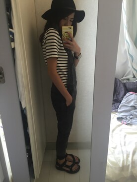 「ZARA KIDSのアイテム（つなぎ/オールインワン）」を使った、ChaumingHoさん（レディース・158cm）の秋コーディネート