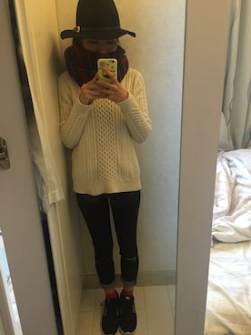 ChaumingHoさん（レディース・158cm）の冬コーディネート