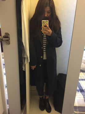ChaumingHoさん（レディース・158cm）の冬コーディネート