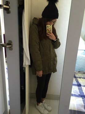ChaumingHoさん（レディース・158cm）の冬コーディネート