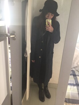 「INITIALS（イニシャルズ）のアイテム（ワンピース/ドレス）」を使った、ChaumingHoさん（レディース・158cm）の冬コーディネート