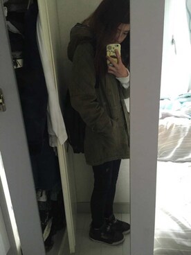 ChaumingHoさん（レディース・158cm）の冬コーディネート