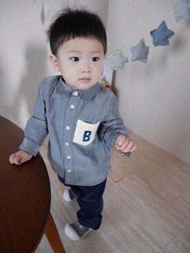 s*さん（キッズ・80cm）の春コーディネート