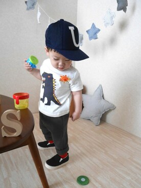 s*さん（キッズ・80cm）の春コーディネート