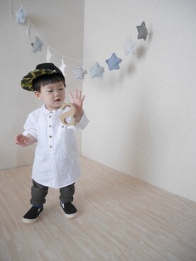 s*さん（キッズ・80cm）の春コーディネート