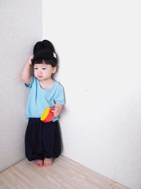s*さん(キッズ・80cm)の夏コーディネート