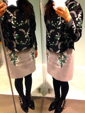 moさん（レディース・163cm）の冬コーディネート