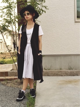 「BCSTOCK」｜「アイテム（スカート）」を使った、masa-miさん（レディース・153cm）の夏コーディネート