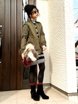 masa-miさん（レディース・153cm）の冬コーディネート