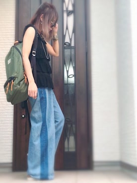 「Simplicite（サンプリシテ）のアイテム（アクセサリー）」を使った、masa-miさん（レディース・153cm）の夏コーディネート