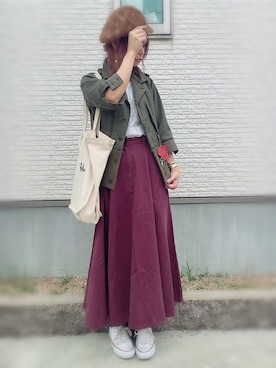「Import & Select（インポートアンドセレクト）のアイテム（ジャケット/アウター）」を使った、masa-miさん（レディース・153cm）の秋コーディネート
