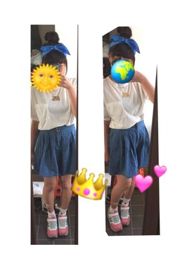 ririri→さん（レディース・158cm）の夏コーディネート