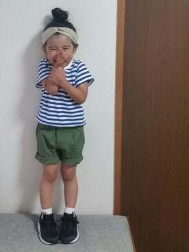 emiruさん（キッズ・90cm）の夏コーディネート