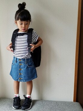 emiruさん（キッズ・100cm）の夏コーディネート