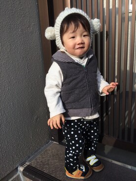 IROHAさん（キッズ・80cm）の冬コーディネート