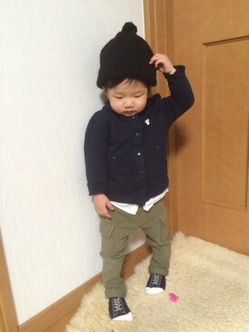 IROHAさん（キッズ・80cm）の冬コーディネート