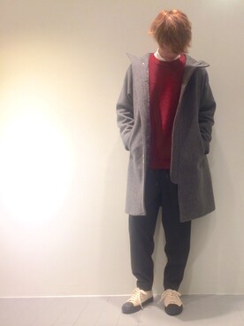 「SAMSARA（サムサラ）のアイテム」を使った、daichi satohさん（メンズ・181cm）の冬コーディネート