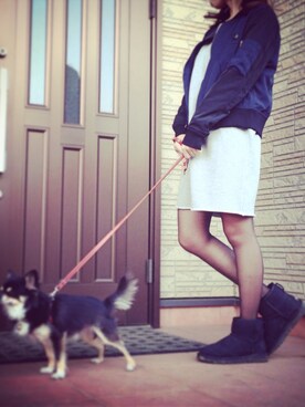 「SEVENDAYS=SUNDAY（セブンデイズサンデイ）のアイテム（その他アウター）」を使った、mkさん（レディース・148cm）の秋コーディネート