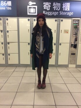 「freebird（フリーバード）のアイテム」を使った、openさん（レディース・169cm）の冬コーディネート