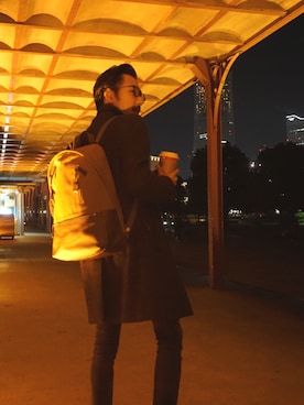 「Banana Republic（バナナリパブリック）のアイテム（その他アウター）」を使った、takekazu3さん（メンズ・167cm）の秋コーディネート