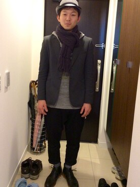 あがしさん（メンズ・169cm）の春コーディネート