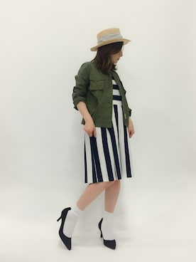 Kさん（レディース・150cm）の春コーディネート