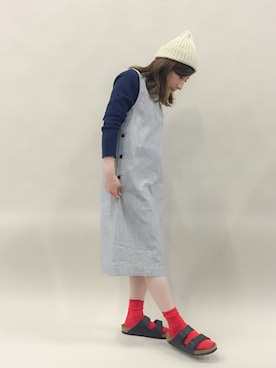「アクティブ」｜「アイテム（ワンピース）」を使った、Kさん（レディース・150cm）の春コーディネート