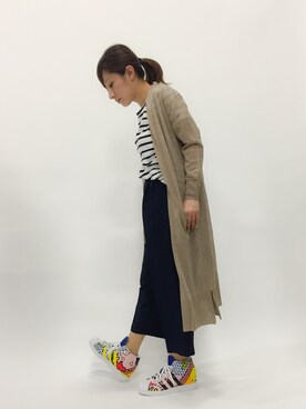 「インソールスニーカー」｜Kさん（レディース・150cm）の春コーディネート