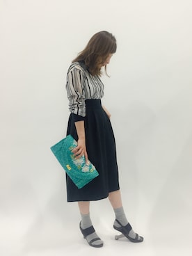 Kさん（レディース・150cm）の春コーディネート