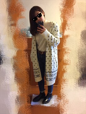 あべちゃんさん（レディース・160cm）の秋コーディネート