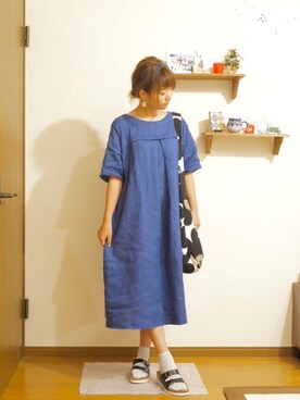 hutaba*さん（レディース・160cm）の夏コーディネート