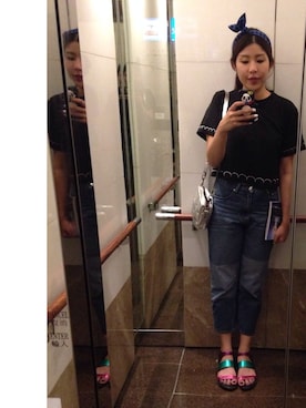 「cheap monday」｜「アイテム（その他）」を使った、einstleenさん（レディース・173cm）の夏コーディネート