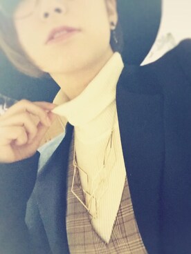「CECIL McBEE（セシルマクビー）のアイテム（オールインワン・サロペット）」を使った、makibisiさん（レディース・160cm）の秋コーディネート