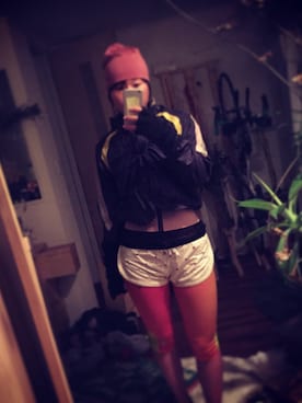 「adidas by Stella McCartney（アディダスバイステラマッカートニー）のアイテム（ジャケット/アウター）」を使った、Yoko Uenoさん（レディース・164cm）の冬コーディネート
