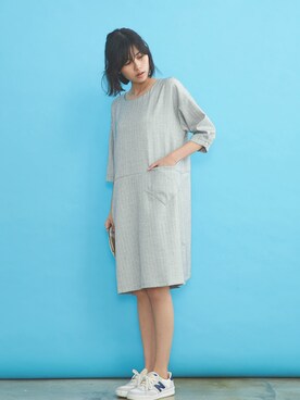 「 E-WEAR」｜E-WEARさん（レディース・165cm）の夏コーディネート