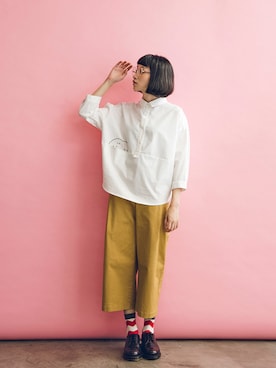 「#shirt」｜E-WEARさん（レディース・158cm）の夏コーディネート