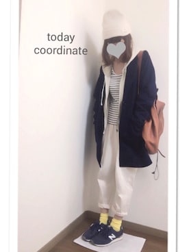 「Hのアイテム（バッグ）」を使った、i-waさん（レディース・151cm）の春コーディネート