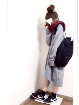 i-waさん（レディース・151cm）の冬コーディネート